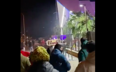 Imatge dels incidents d'aquesta nit | Cedida 